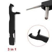 tactical 3 in 1 glock front sight installation hex tool magazine disassembly tool takedown pin punch kit hunting accessories