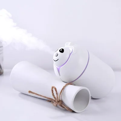 

Dika Bear Colorful Light Humidifier Portable Household Mini Car Spray Silent Air Purifier Multicolor