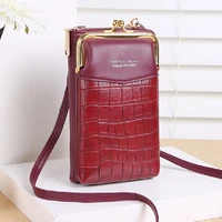 new fashion stone pattern crossbody bag womens summer pu leather luxury samll phone pocket ladies purse shoulder bags handbags