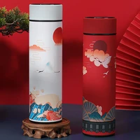 chinese style trend creative vacuum flask coffee mug water cup thermos bottle stainless steel insulated cup