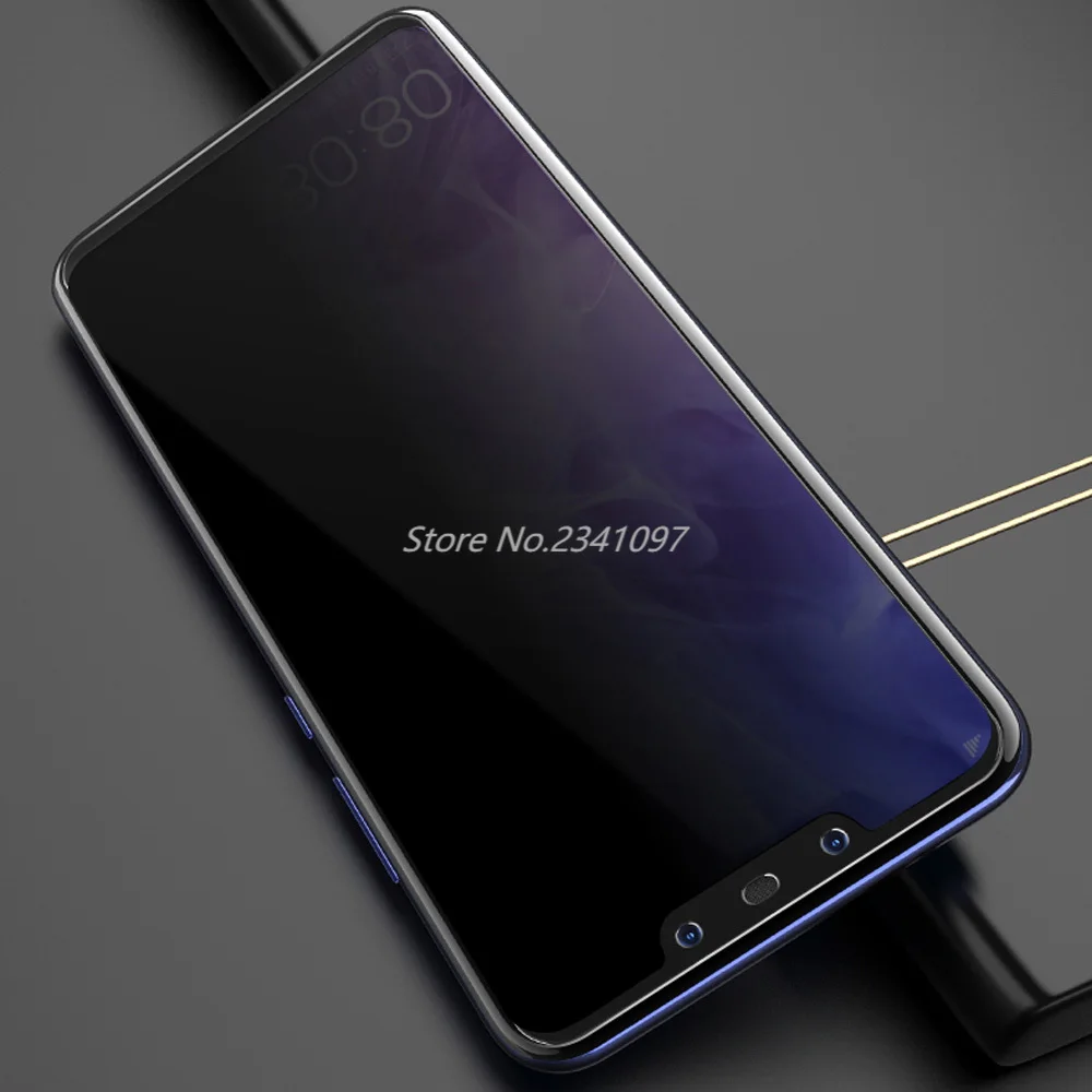 Полное покрытие конфиденциальности антибликовое закаленное стекло для HuaWei Honor 8X