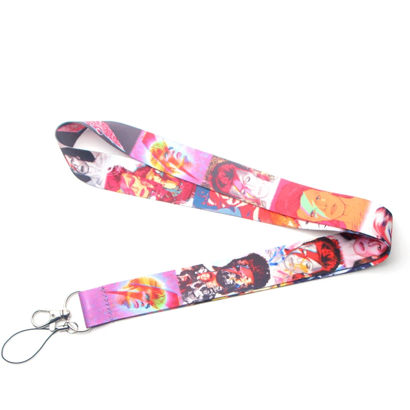 

LX91 Lanyard Neck Strap Rope For Mobile Cell Phone ID Card Badge Holder With Keychain Keyring