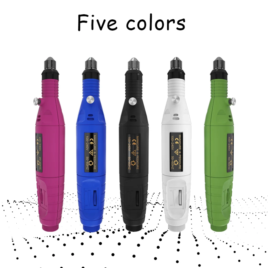 Аппарат для маникюра и педикюра электрические сверла ногтей набор Керамический