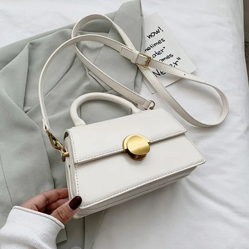 

Luxury Solid Color Small Crossbody Bags for Women 2021 Summer New Fashion Wild Shoulder Bag Female PU Leather Travel Handbags
