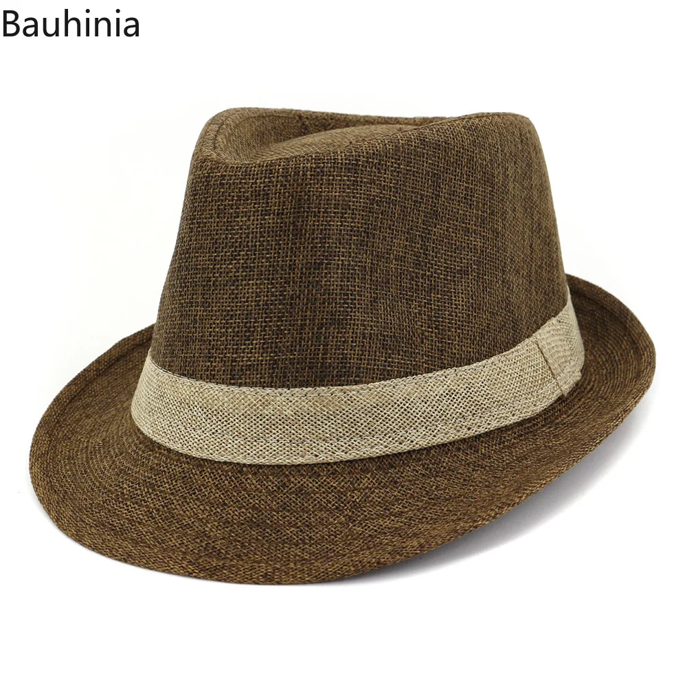 Bauhinia Зима Осень Новая мода для мужчин женщин fedoras джаз шляпа маленький Топ Кепка в