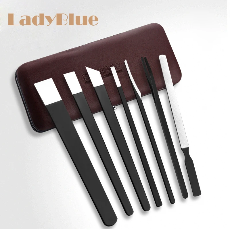 7 шт./компл. средство для удаления сухой омертвевшей кожи ножей педикюра ухода за