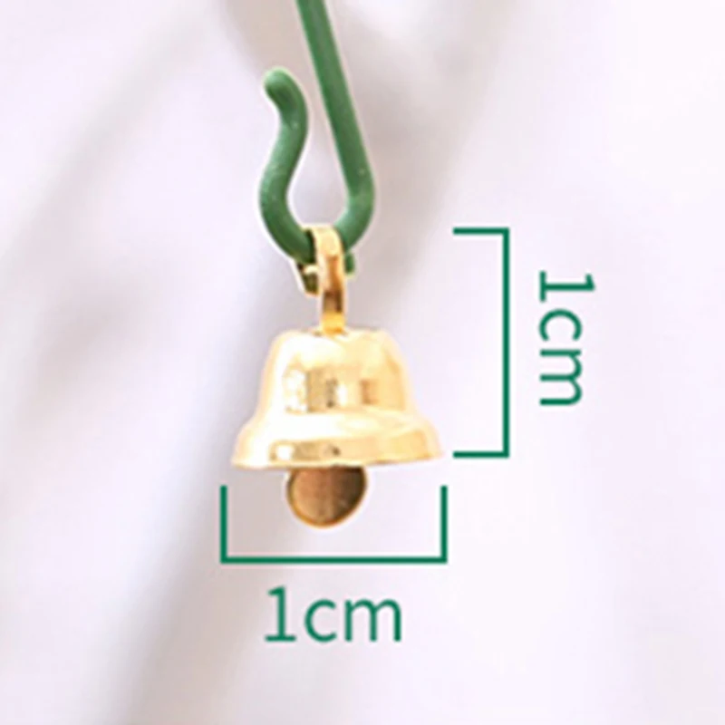 DIY mini merry 20 шт. 1 см золотой маленький колокольчик Счастливого Рождества