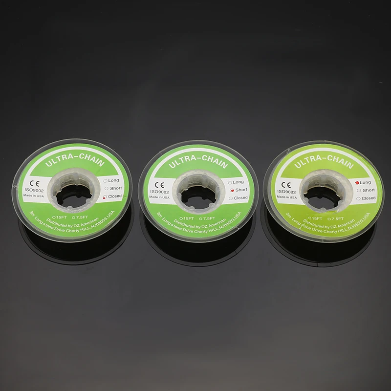 Прозрачная зубная резиновая цепочка 300 см Ортодонтическая эластичная