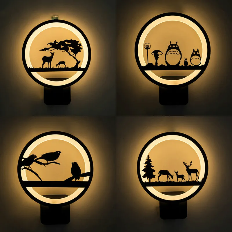 Настенный светильник светодиодный настенный s акриловый креативный для спальни