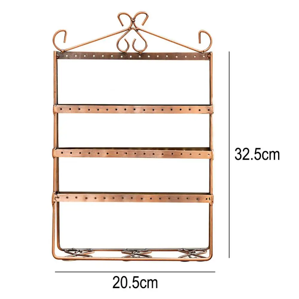 

70% Hot Sale 4-Tier Durable Jewelry Stand Rack Earrings Display Organizer Holder Props Shelf