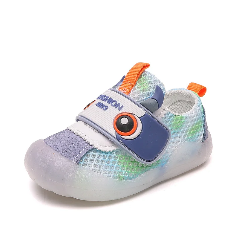 

Baby Summer First Walkers 2021 New Baby Boy Shoes Baby Girl Soft Bottom Sandals Size 16-26 Infant Toddler Shoes Kid Sports Shoes