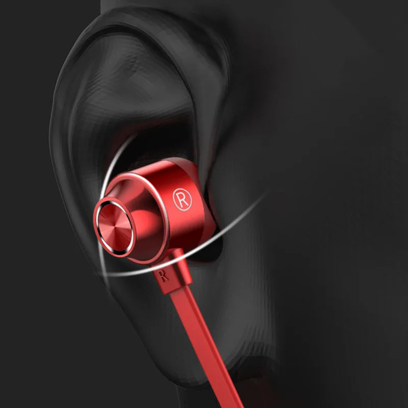 Беспроводные Висячие шейные bluetooth наушники с магнитным 5 0 5D стерео спортивные