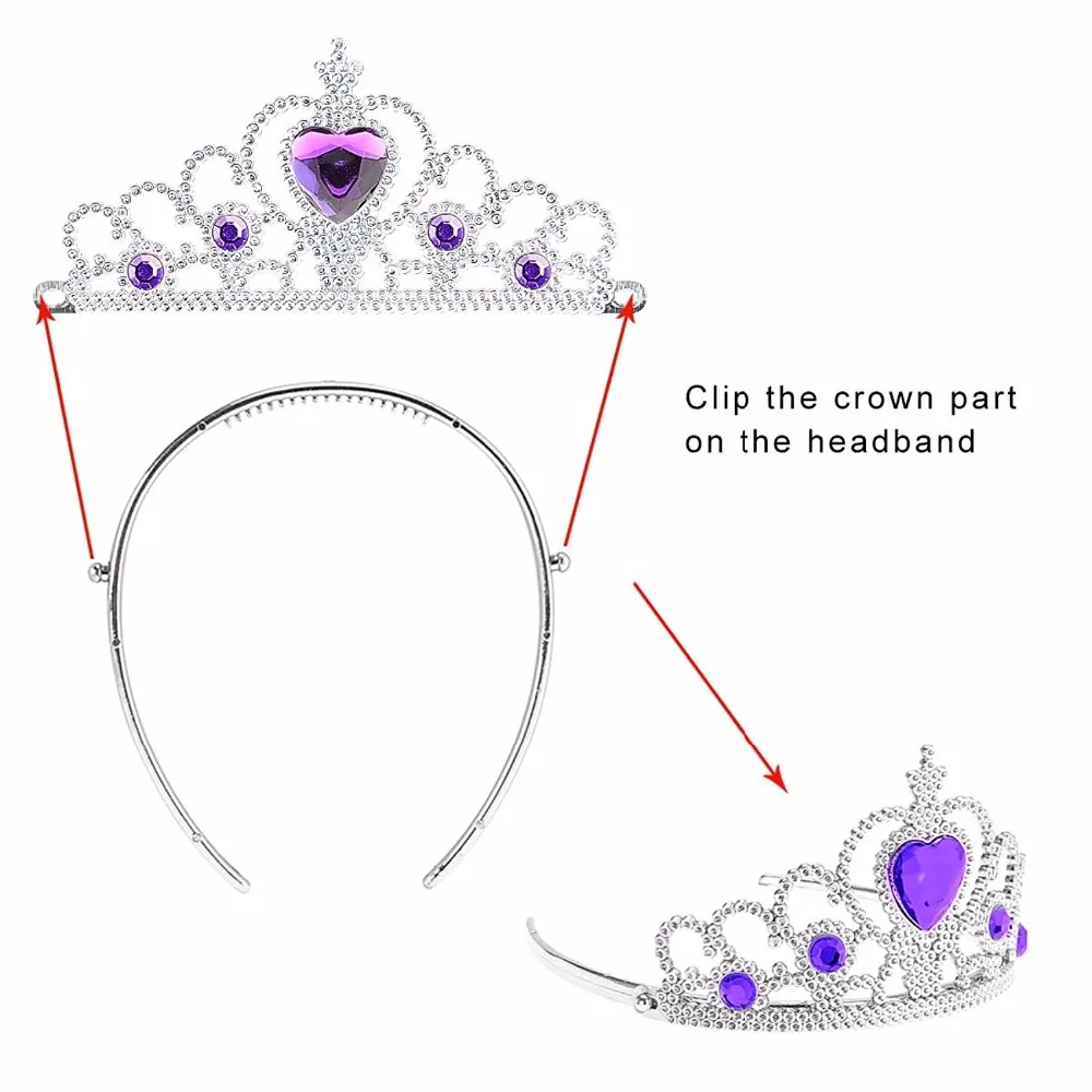 Нарядный костюм принцессы аксессуары подарочный набор для девочек на день