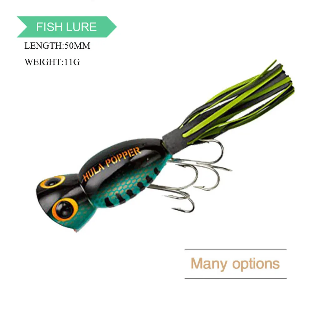 

Top Popper Fishing Lures 5.5cm 11g Pike Wobblers Topwater Floating artificial Hard Bait Trout carp sea Fishing Tackle Pesca