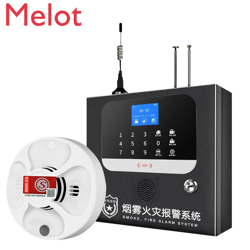 

Smoke Alarm Fire Wireless Alarm System Telephone Remote Prompt Network Smoke