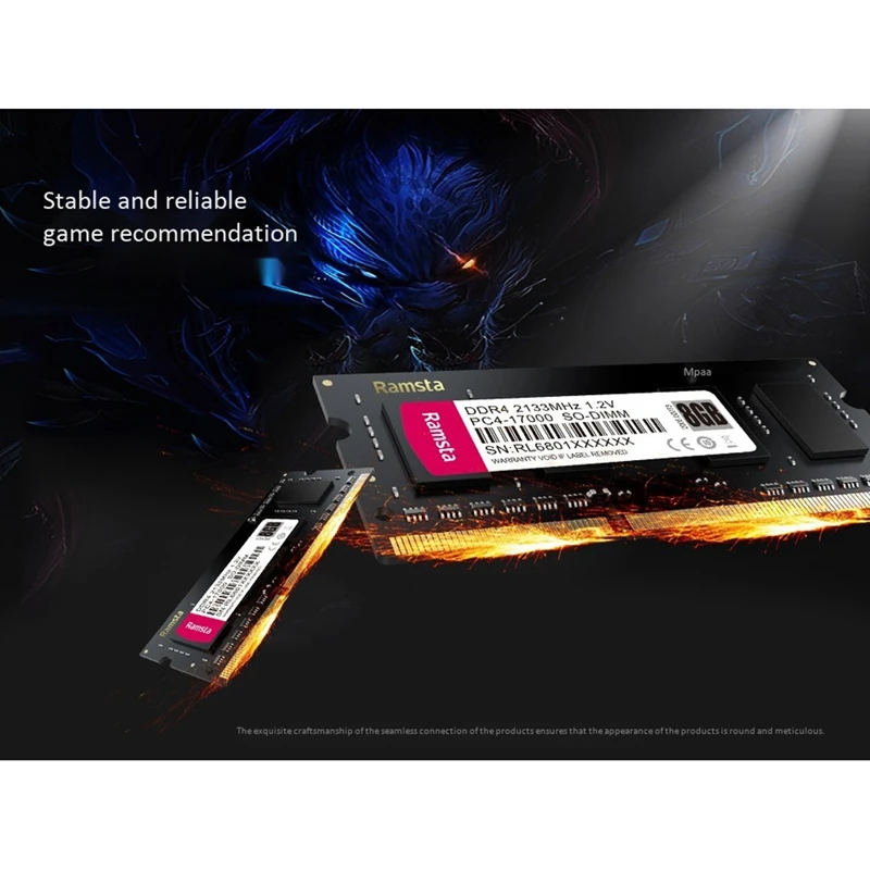 

Ramsta Suitable for Notebook Computer Memory Module DDR4 2666 High Performance IC Chip to Release the Ultimate Performance