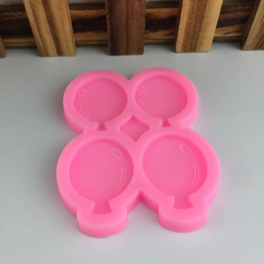 

Balloon Shape Silicone Molds DIY Birthday Cupcake Topper Fondant Decor Cake Chocolate Tool Kitchen Accessories Candy Clay M A3W4