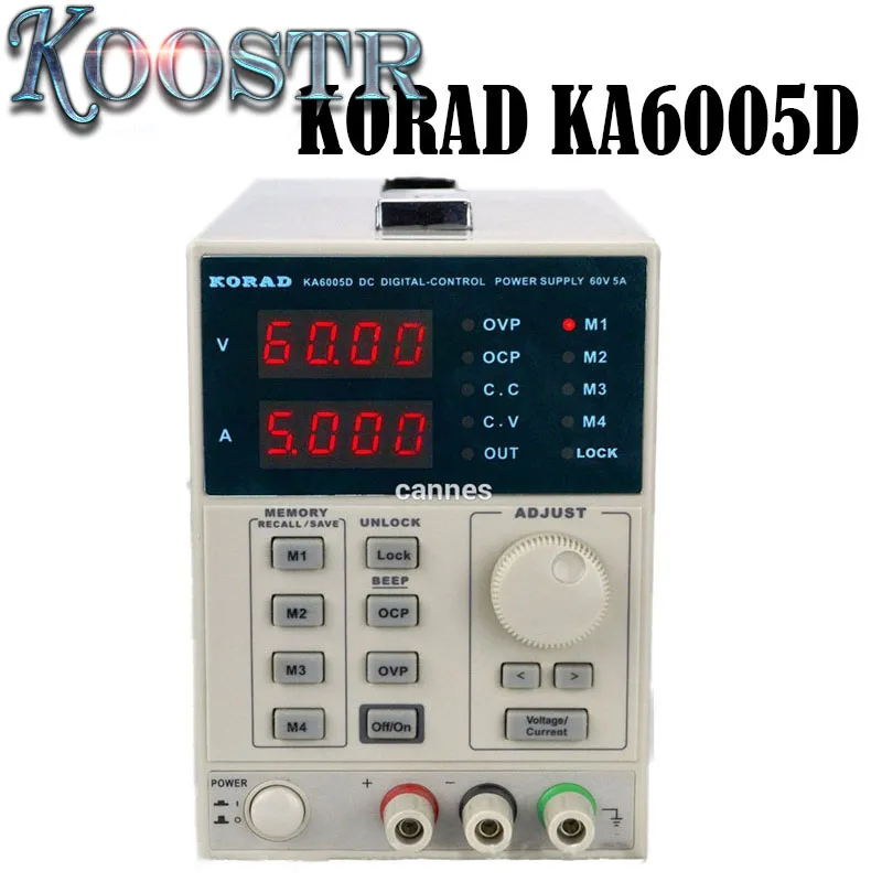 KORAD KA6005D прецизионный Регулируемый 60 в 5A DC Линейный источник питания Цифровой