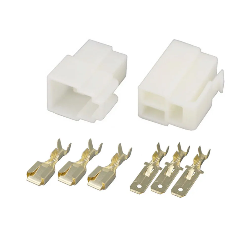 5 комплектов 6 3 серия все новые Pin/way DJ7031-6.3 ABS пластиковый Электрический провод