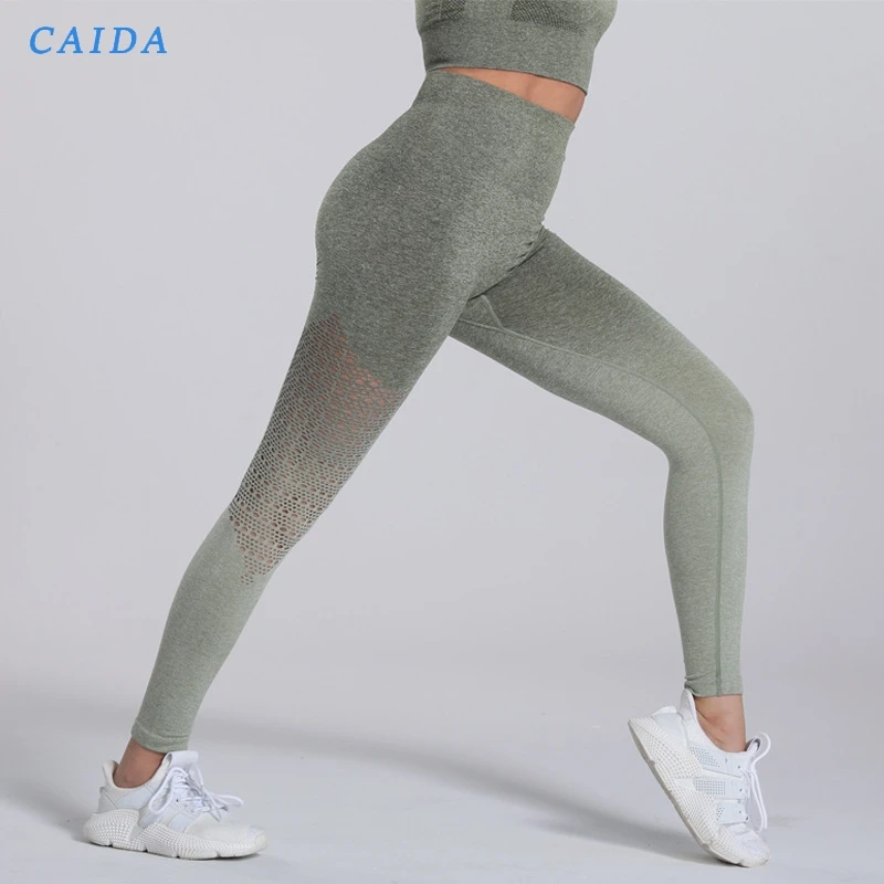 

CAIDA Seamless Leggings Sport Women Fitness Booty Legging Push Up Sexy Tights Gym Leggins High Waist Running Woman Pants New