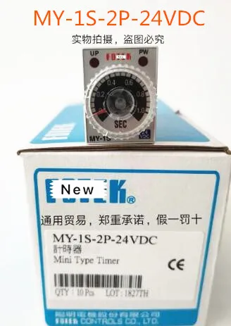 

1PC MY-1S-2P-24VDC MY-1S-2P-220V MY-1S-4P-24VDC Fotek Mini Type ON Delay Timer 100% New Original