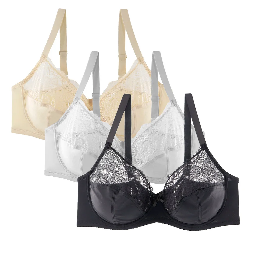 Lace Patchwork Lingerie Bras for Women Push Up Sexy Seamless Adjustable New soutien gorge femme push up #30 | Женская одежда