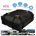 Багажник на крышу автомобиля, водонепроницаемый багажник для внедорожника, сумка для хранения, на крышу с противоскользящим ковриком, для внешних деталей автомобиля, 112x84x44 см