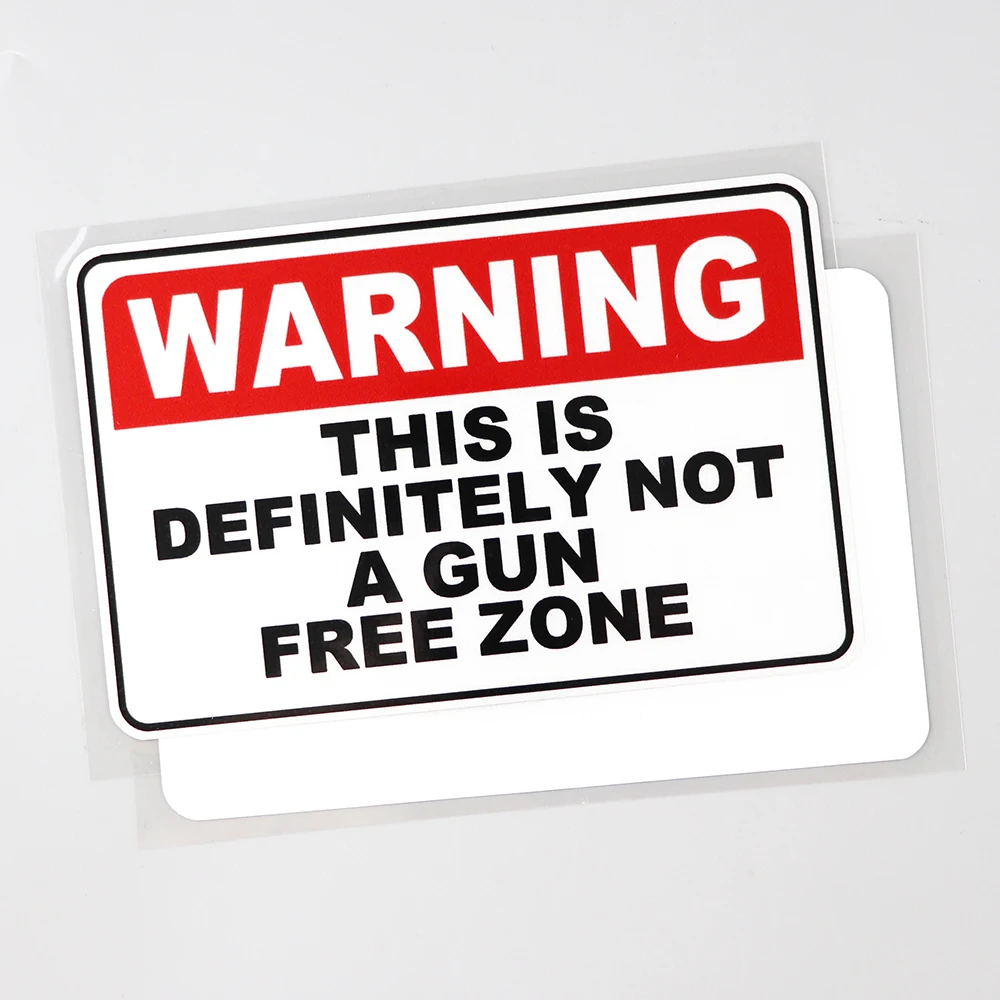 Автомобильная наклейка YJZT 14 7 см × 9 3 предупреждение это определенно не пистолет с