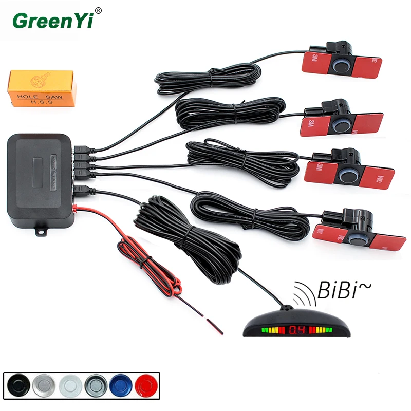 16 мм оригинальные плоские датчики 4 датчика Автомобильный светодиодный датчик