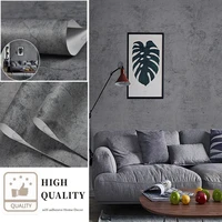 self adhesive wallpaper vinyl waterproof contact paper bedroom cement gray wallpaper wardrobe sticker furniture home improvemen