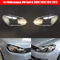car headlamp lens for volkswagen vw golf 6 2009 2010 2011 2012 headlight cover car replacement auto shell