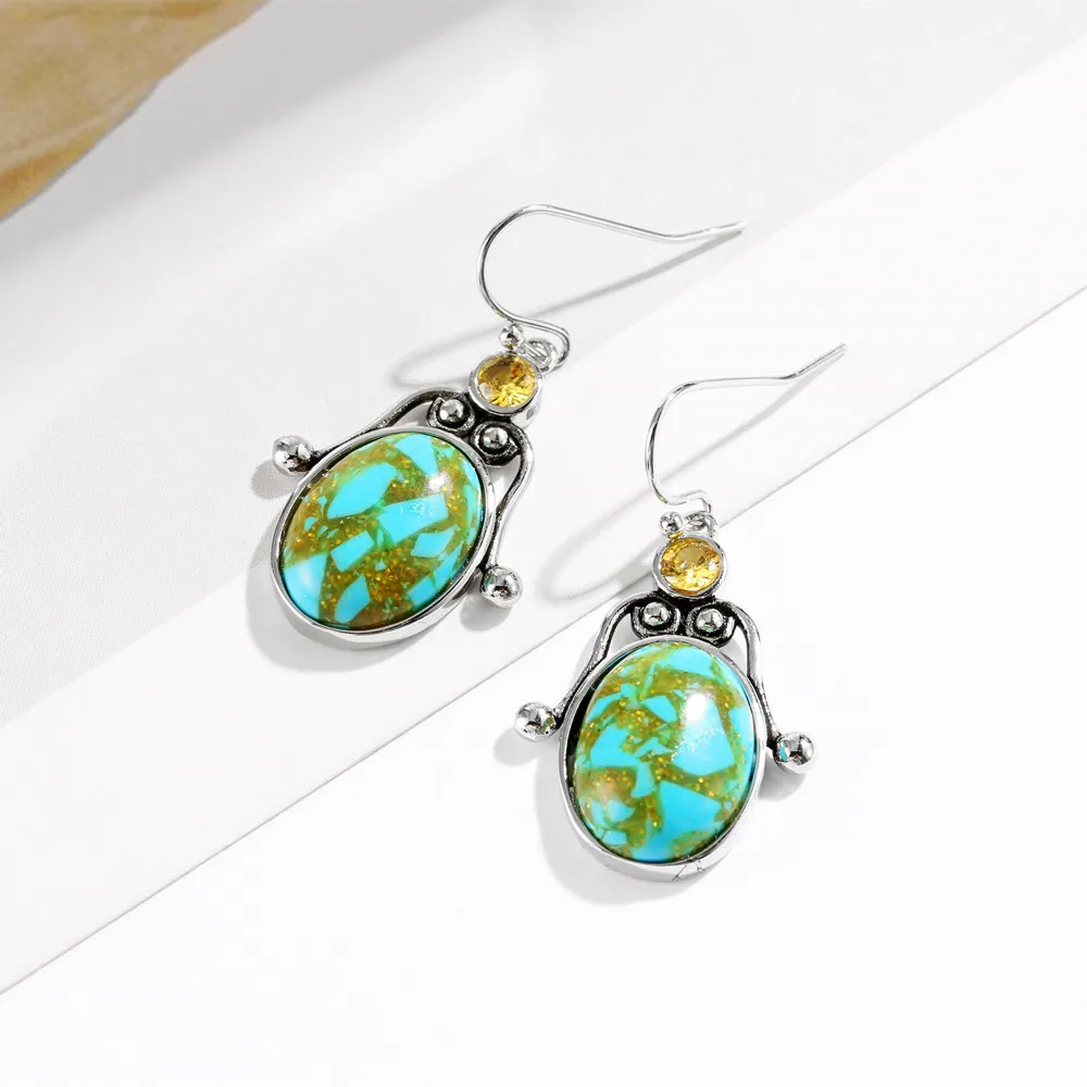 Женские серьги гвоздики из серебра 925 пробы овальной формы|Серьги-подвески| |