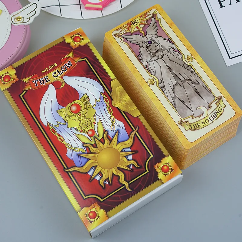 

59pcs/lot 16CM Large size Anime Cardcaptor Sakura Clow Card cosplay prop KINOMOTO SAKURA Card captor Sakura Cards Tarot Gift