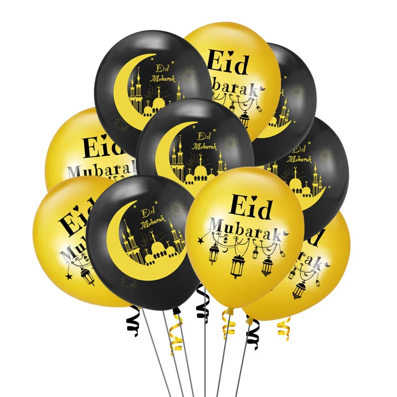 

Eid Mubarak Confetti Balloons Eid Balloon Happy Ramadan Muslim Festival Decoration Lslamic Ramadan Kareem Eid Supplies Balloons