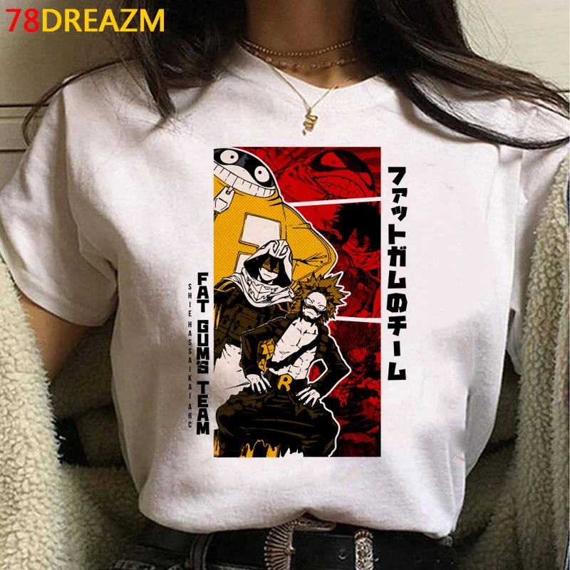 

My Hero Academia Boku No Hero Academia t shirt women vintage couple clothes ulzzang harajuku casual clothes vintage