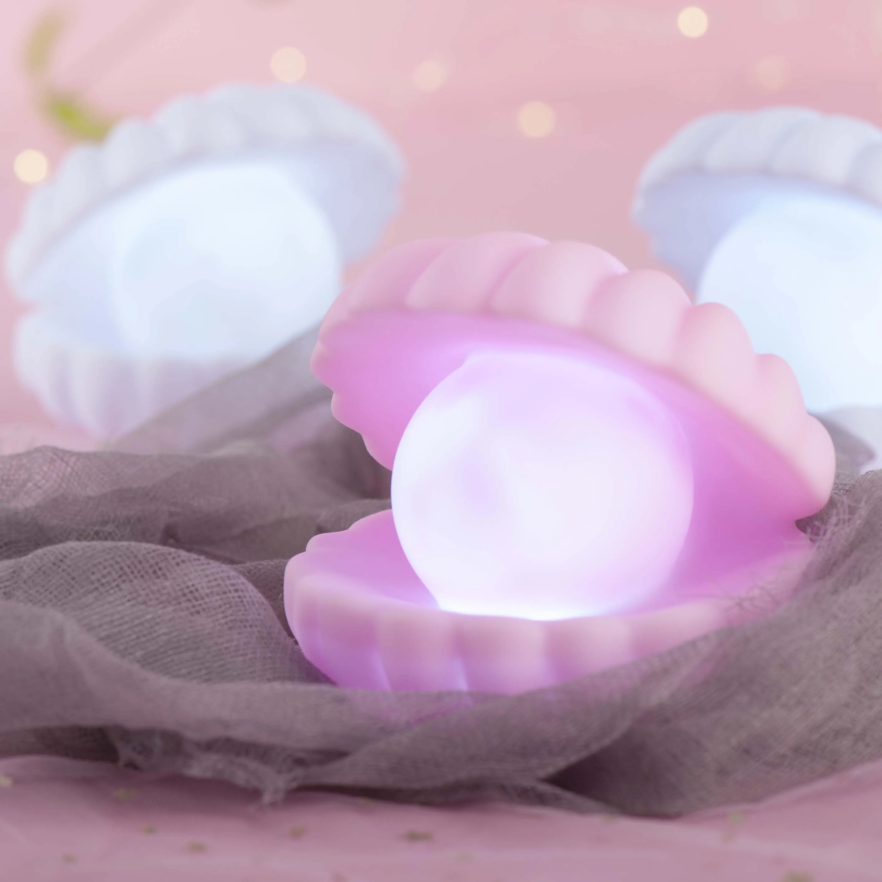 

Новый осветительный прибор с жемчугом в виде ракушки, детский ночник, декоративная лампа, прикроватный светильник для детей, художественны...