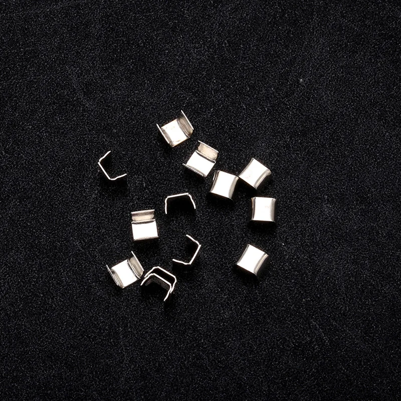 Застежка концевик для ювелирных изделий сделай сам 100 шт.|Ювелирная фурнитура и