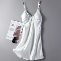 nightdress for women sexy pajamas nightie home wear white womens nightgown night dresses sleepwear dress summer 2021
