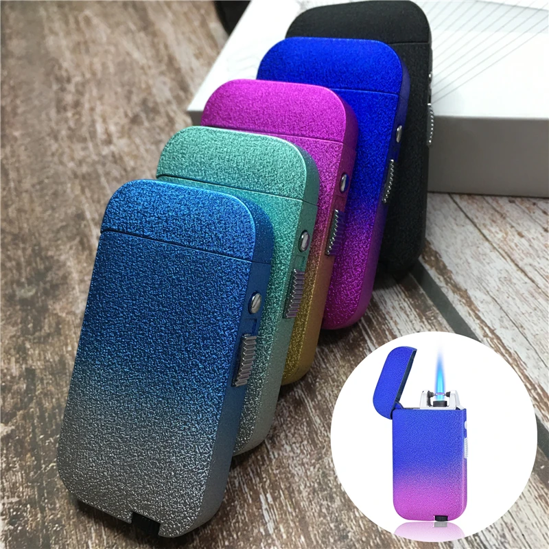 Газовая дуга 2 в 1 Зажигалка заправляемая ветрозащитная электронная USB зарядка