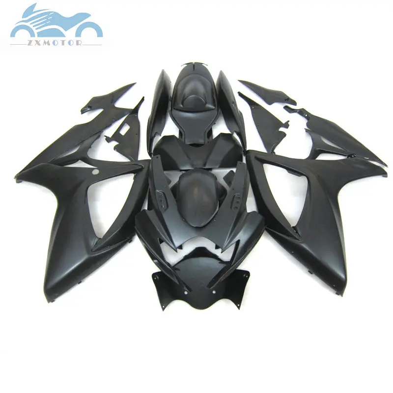Обновите комплект обтекателей для SUZUKI K6 GSXR600 750 2006 2007 антиблокировочная система, мотоциклетные обтекатели комплект GSXR750 GSX R600 06 07 Черный Серый кузов