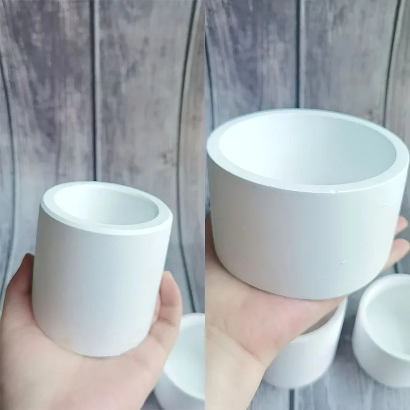 Круглая силиконовая форма для плантатора разные размеры цемента цветов