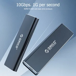 orico pem2 c3 10gbps nvme hard drive external case box m 2 ssd mobile enclosure hdd case with usb cable pouch new free global shipping