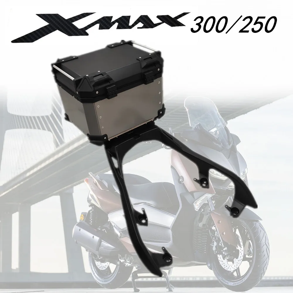 

High Quality Aluminum Alloy Waterproof For xmax300-250 Xmax300 Xmax250 Motorcycle Trunk Storage Top Tail Box Rear Luggage Case