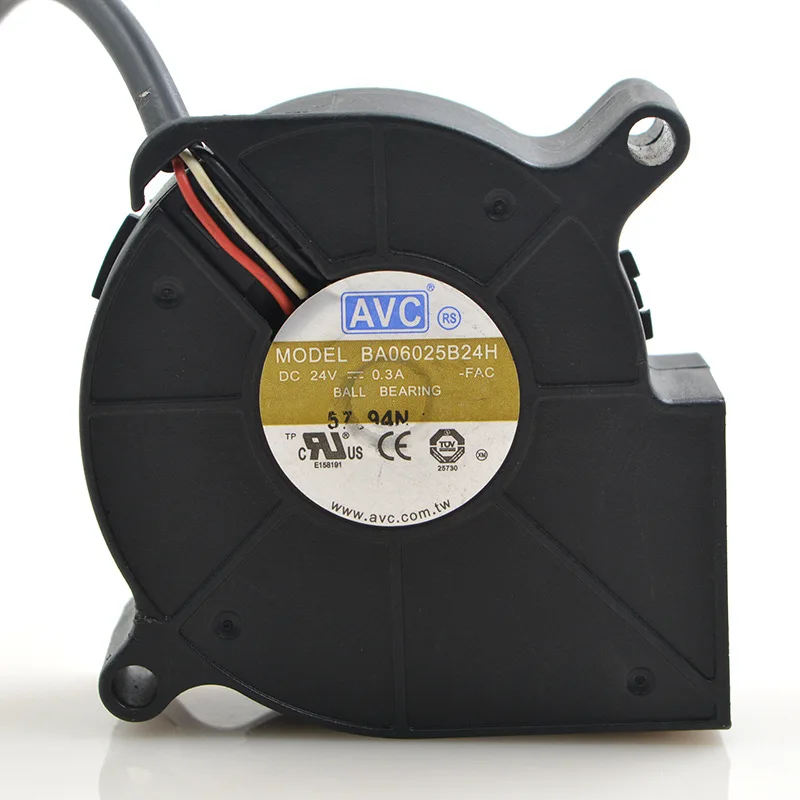Для AVC BA06025B24H 24V 0.3A 3 линии 6 см 6025 барбекю турбины центробежные воздуходувки |