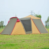 2-8 People Fully Automatic Camping Tent Windproof Waterproof Ventilation Automatic Pop-up Tent Family Outdoor Instant Setup Tent