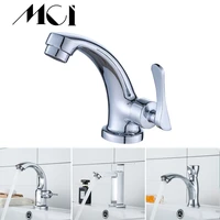 mci bathroom faucet zinc alloy basin faucet deck mounted sink single cold single handle tap corrosion resistance taps torneira