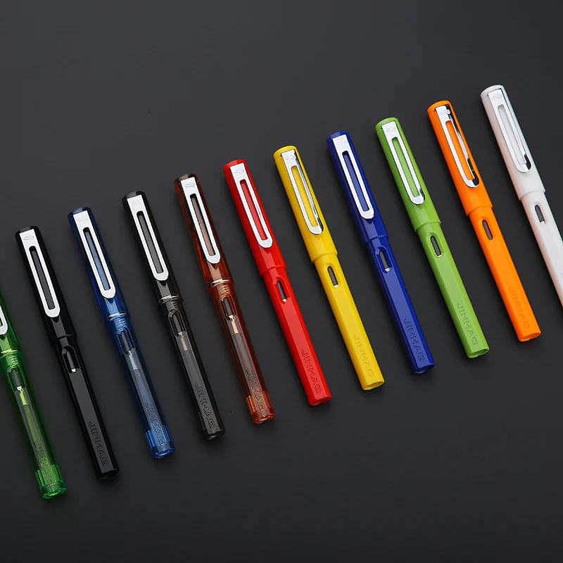 Jinhao 599 Модный милый 0 38 мм 5 перьевая Fen красочного ручки Роскошная бумажная