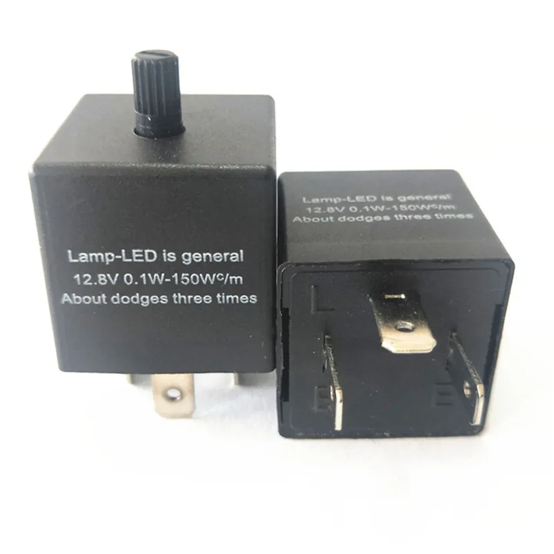 Universal 12V 3pins Car Motorcycle LED Flasher Relay Electronic Adjustable Freauency Turn Signal Light Blinker | Автомобили и