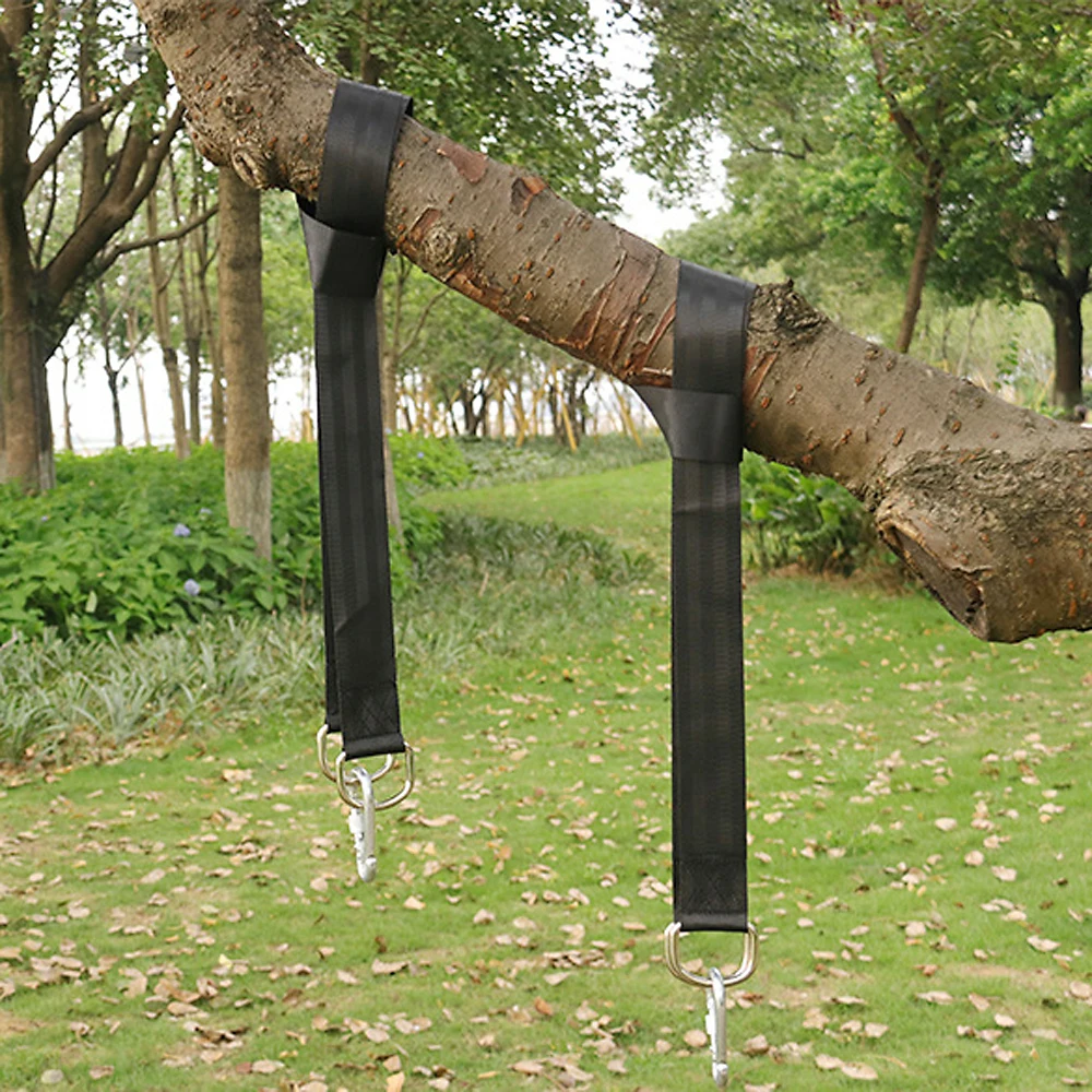 

Tree Swing Straps Hanging Kit with Carabiners Storage Bag Outdoor Swing Hangers for Hammocks Swings
