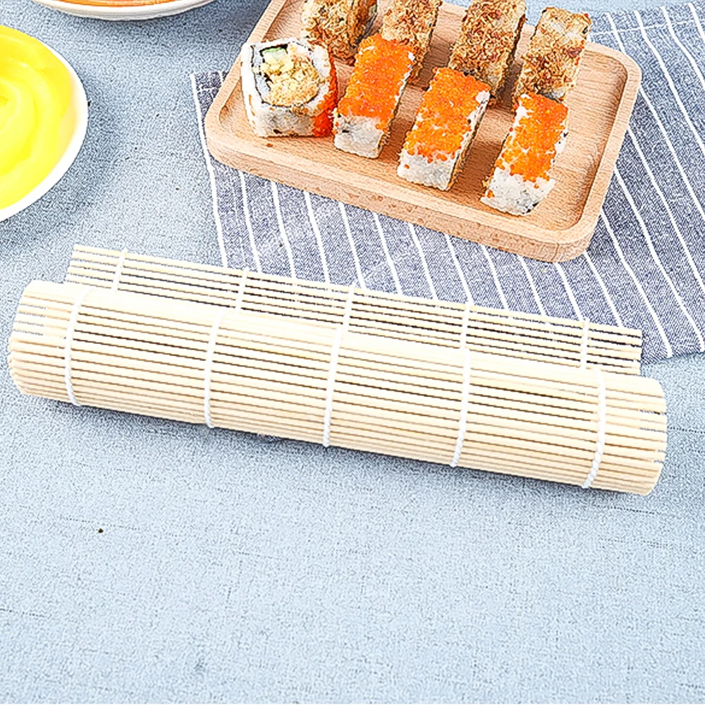 24*24 см инструмент для суши Бамбуковый Коврик Для роллов DIY рисовый онигири ролик